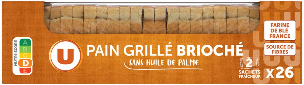 Pain grillé brioché 300g