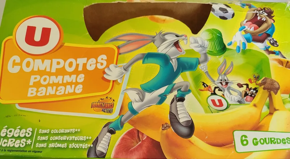 Compotes pomme banane