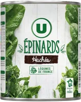 Epinards hachés - Boîte de 795g