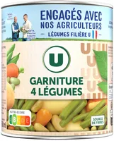 Légumes Garniture recette 4 légumes - Boîte 510g