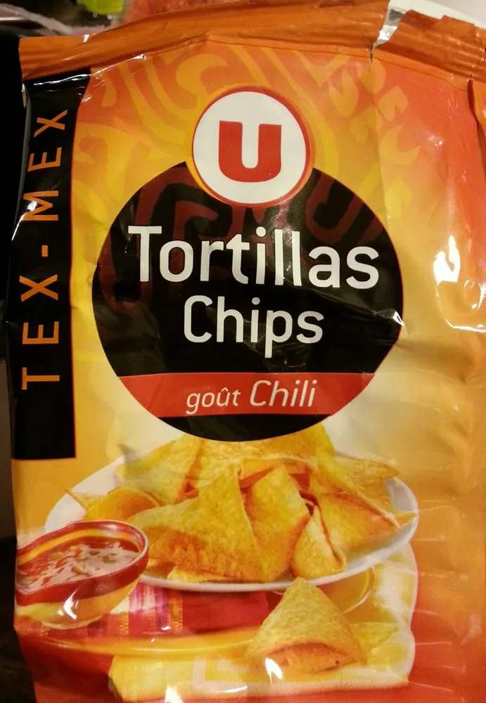 Tortillas chips goût chili