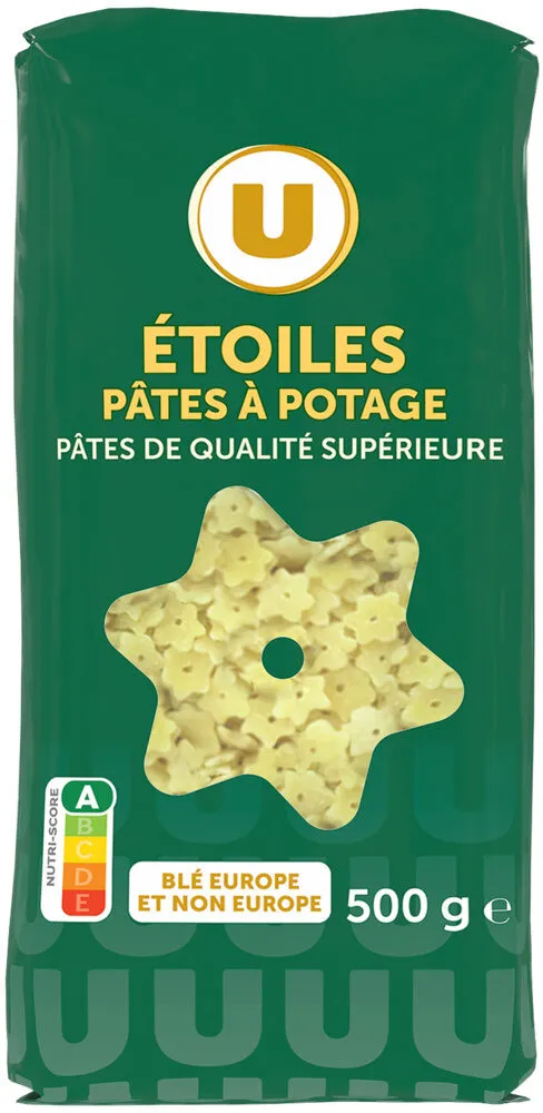 Pâtes étoiles, sachet de 500g