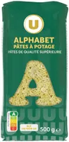 Pates alphabets, sachet de 500g