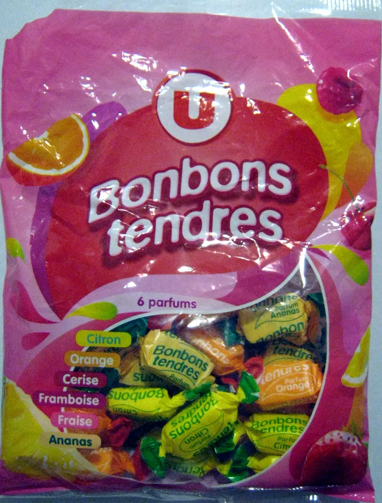 Bonbons tendres 6 parfums U