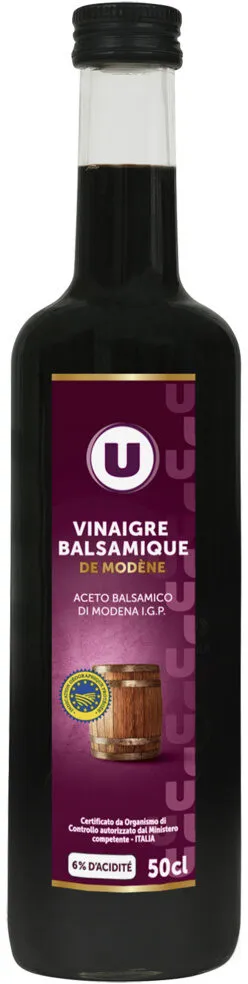 Vinaigre balsamique bouteille en verre de 50cl