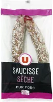 Saucisse sèche courbe pur porc