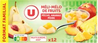 Coupelles méli mélo de fruits - 12x65g, 780g
