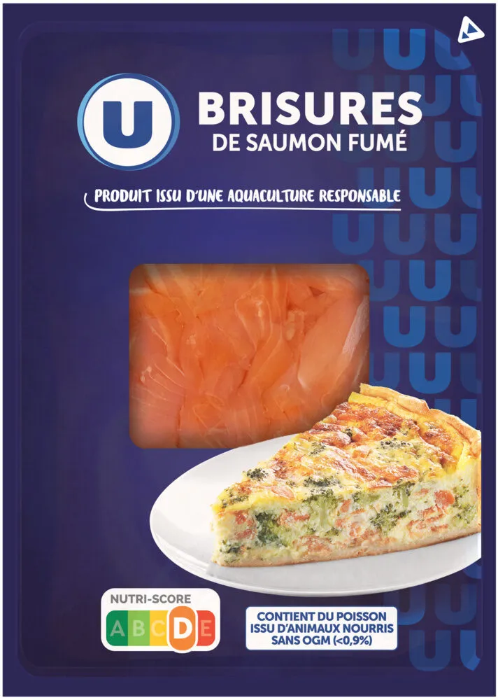Brisures de saumon fumé, 150g