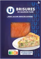 Brisures de saumon fumé, 150g