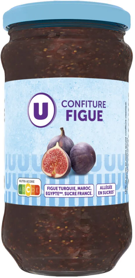 Confiture figue allégée pot de 335g