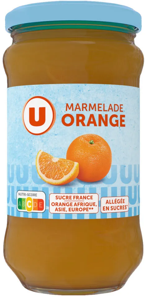 Marmelade d'orange allégée pot de 335g