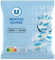 Bonbons à la menthe givrée sachet de 250g