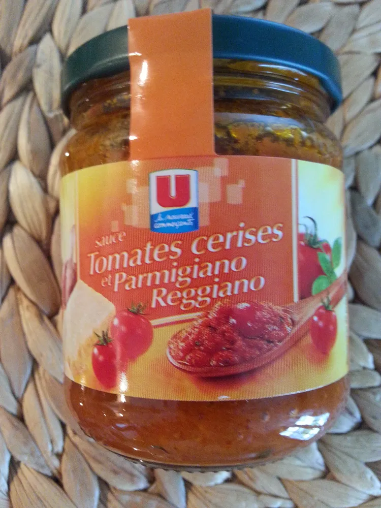 Sauce tomates cerises et parmigiano reggiano