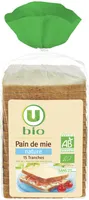 Pain de mie spécial sandwich nature grandes tranches