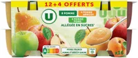 Dessert fruitier allegée panachées - 12+4offertes 1,6kg