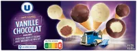 Minis cônes glacés vanille chocolat - x10 175g
