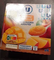 Dessert sans sucre ajouté pomme et mangue 4x100g