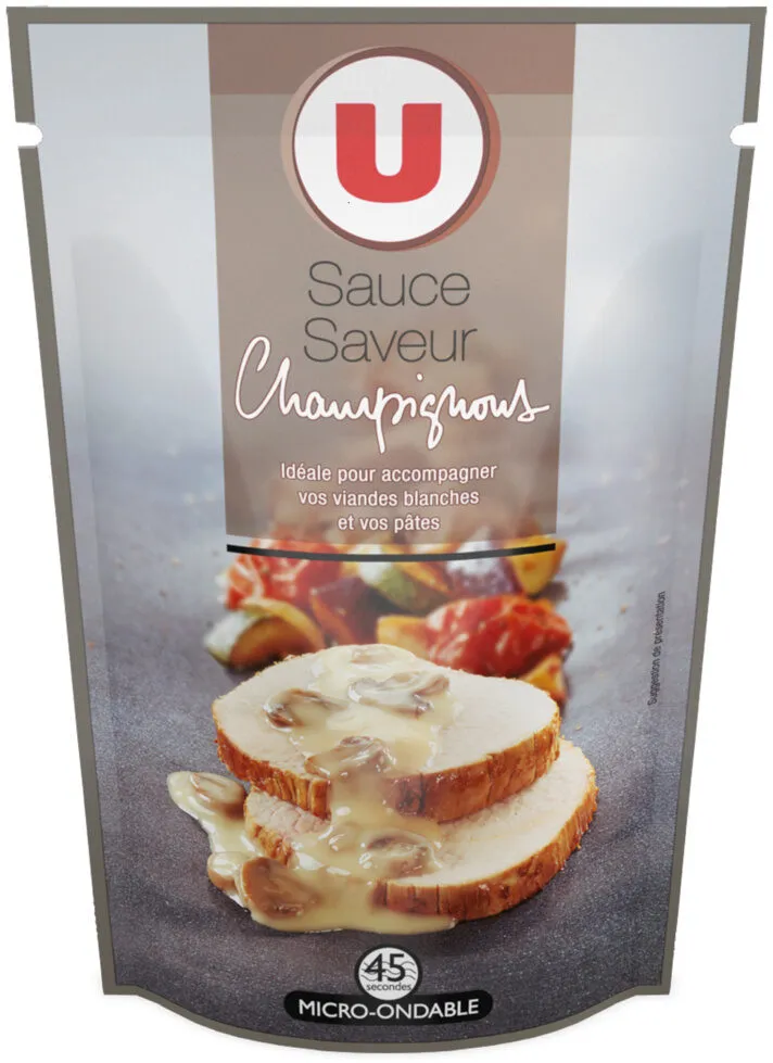 Sauce liquide aux champignons