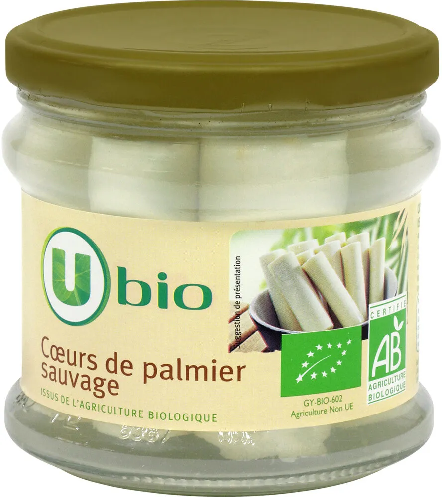 Coeurs de palmier sauvage - Bocal 250g