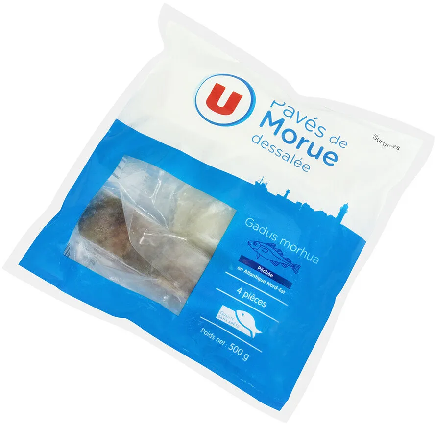 Pavés de morue déssalée