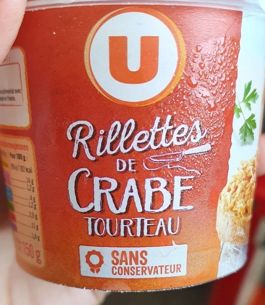 Rillettes de crabe tourteau