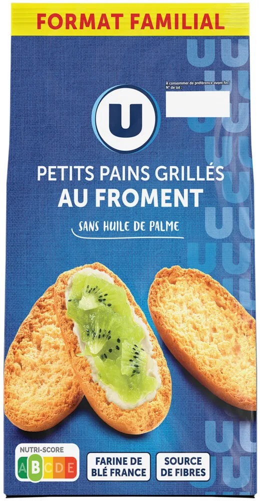 Petits pains grillés au froment 400g