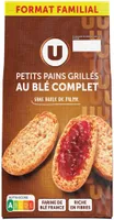 Petits pains grillés au blé complet 400g