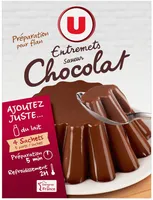 Les entremets préparation pour flan chocolat 4 doses, 344g