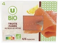 Truite fumée bio au bois de hêtre, 120g