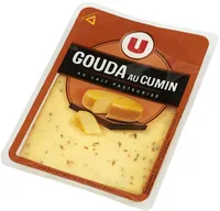 Gouda pasteurisé aux graines de cumin portions 30% de MG