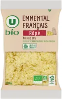 Fromage au lait pasteurisé Emmental français rapé , 31%MG - 200g