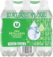 Eau minérale naturelle gazeuse