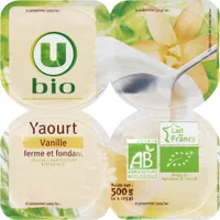 Yaourts à la vanille 4x125g