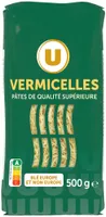 Pâtes Vermicelle qualité supérieure, sachet de 500g