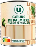 Coeur palmier, boîte 4/4 500g poids net égoutté 500g