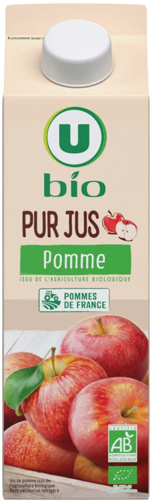 Pur jus réfrigéré pomme - Brique 1L