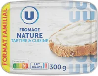 Fromage nature au lait pasteurisé 21,5% de MG, 300g