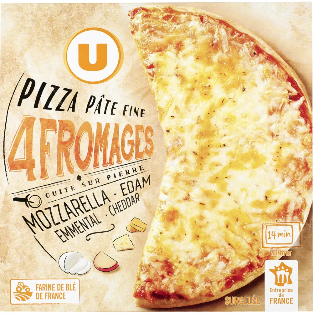 Pizza 4 fromages 350g