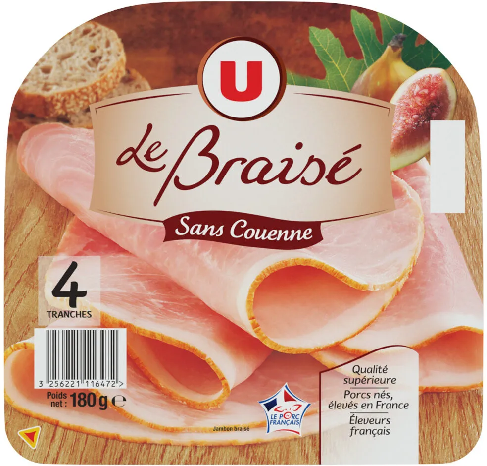 Jambon braisé découenné