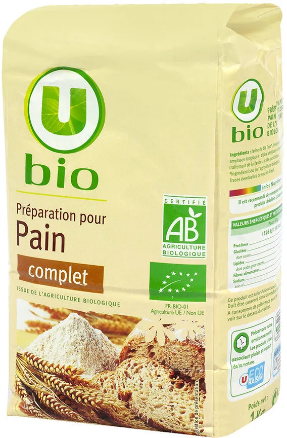 Préparation pour pain complet
