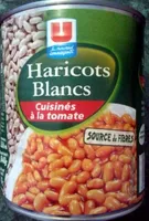 U Haricots blancs cuisinés à la tomate