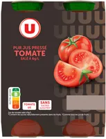 Pur jus de tomate 4 bouteilles en verre de 20cl