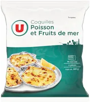 Coquilles de poisson et fruits de mer 6x110g