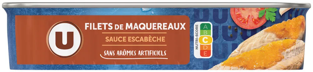 Filets de maquereaux à l'escabèche 169g