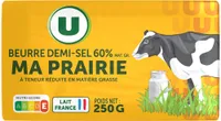 Beurre demi-sel à teneur réduite en matière grasse Ma Prairie 60%mg