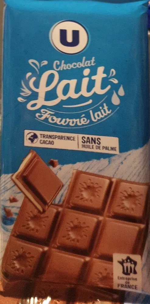 Chocolat lait fourré lait