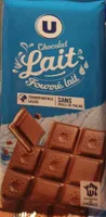 Chocolat lait fourré lait