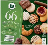 Assortiment de biscuits 14 variétés, 2x200g - 400g