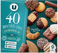 Assortiment de biscuits 14 variétés 40 biscuits, 250g