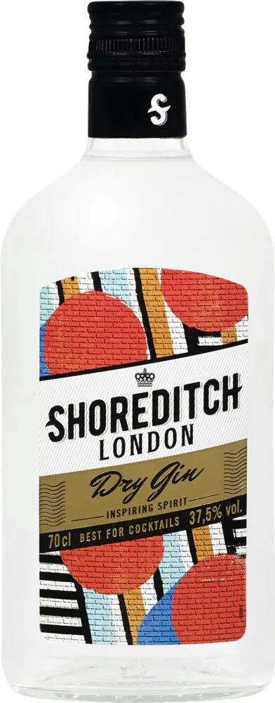 Dry Gin Shoreditch London 37,5°, 70cl
